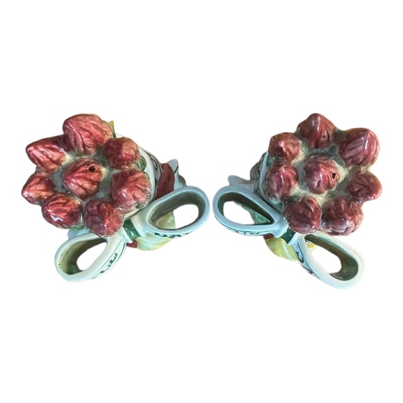 Fitz and Floyd Classics Asparagus Dill Sage SALT PEPPER SHAKERS - Picture 6 of 7